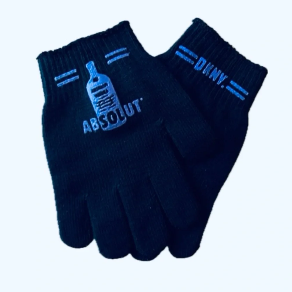VERY RARE DKNY/ABSOLUT VODKA Gloves sealed inside New York Magazine December ‘94